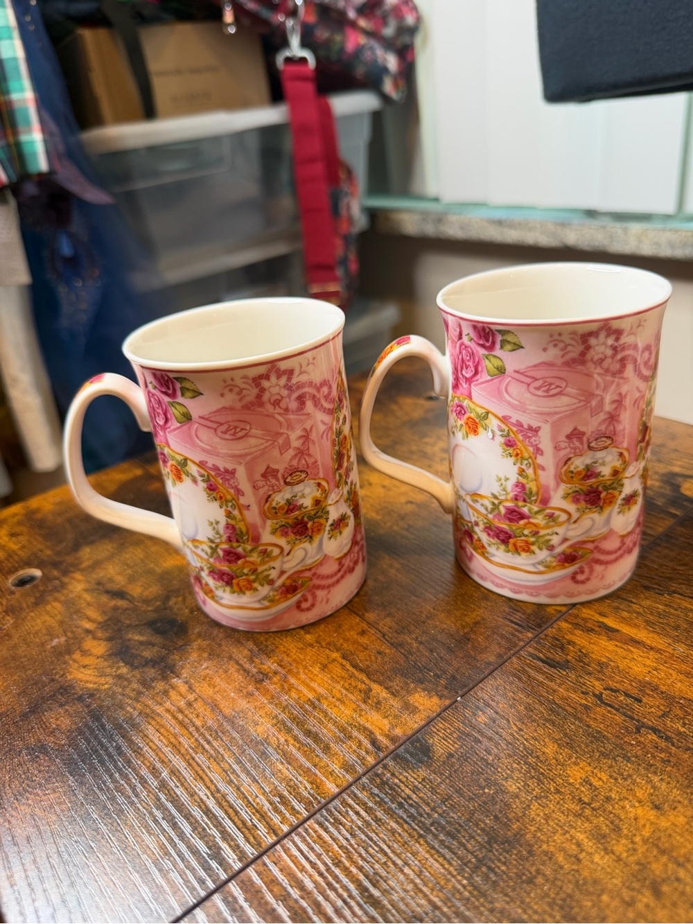Royal Doulton mug from the "Afternoon Tea" pattern designed Philippa Mitchell.